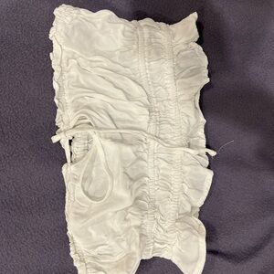 Garage ruffled tube top